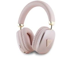 Guess Bluetooth Stereo Koptelefoon - Saffiano Triangle Logo - Roze
