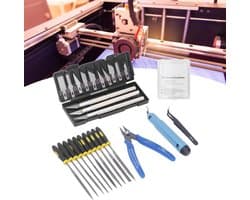 3D-printergereedschapsset, 3D-afdrukgereedschapsset Inclusief ontbraamreinigings- en Verwijderingsgereedschap, Professionele 3D-afdrukgereedschapssets Praktisch voor Het Reinigen