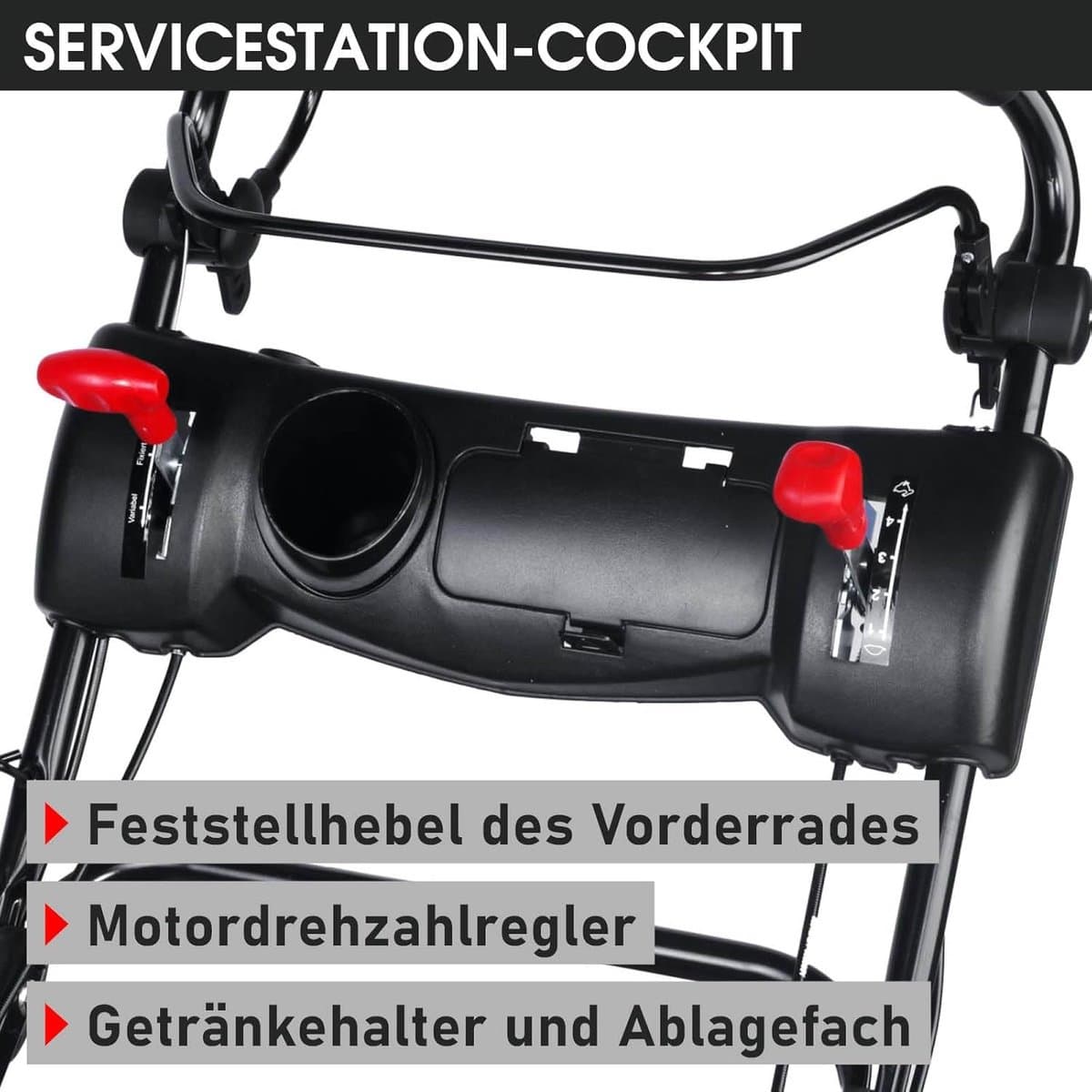 BRAST Benzine Rasenmäher Trike met Aandrijving | 5,2 kW (7 PK) | 53 cm Maaibreedte | TÜV Gecertificeerd | 4-takt OHV Motor | Verstelbare Maaihoogte 30-80 mm | 60L Grasopvangbak | Robuuste Stalen Behuizing | Meerdere Modellen Indsutrialhome — afbeelding 1