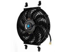 Koelventilator 12 inch voor auto's - Efficiënte 80W koeler met 10 bladen