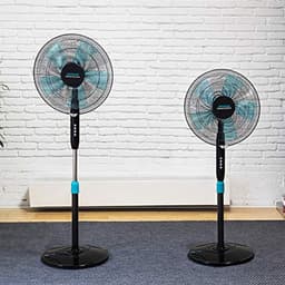 Stille Tornado Ventilator met 5 Vleugels en In hoogte Verstelbaar — thumbnail 5