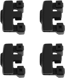 4 rubberen bumpers voor de airfryer, rubberen pootjes voor de grillplaat in de keuken, siliconen hoes voor de airfryer, krasbeschermingsbalk, wimpers — thumbnail 1