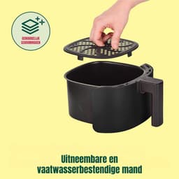 SCH® Mini airfryer - Airfryer - Airfryer klein - Rood - ‎23cm x 29cm x 30cm — thumbnail 2