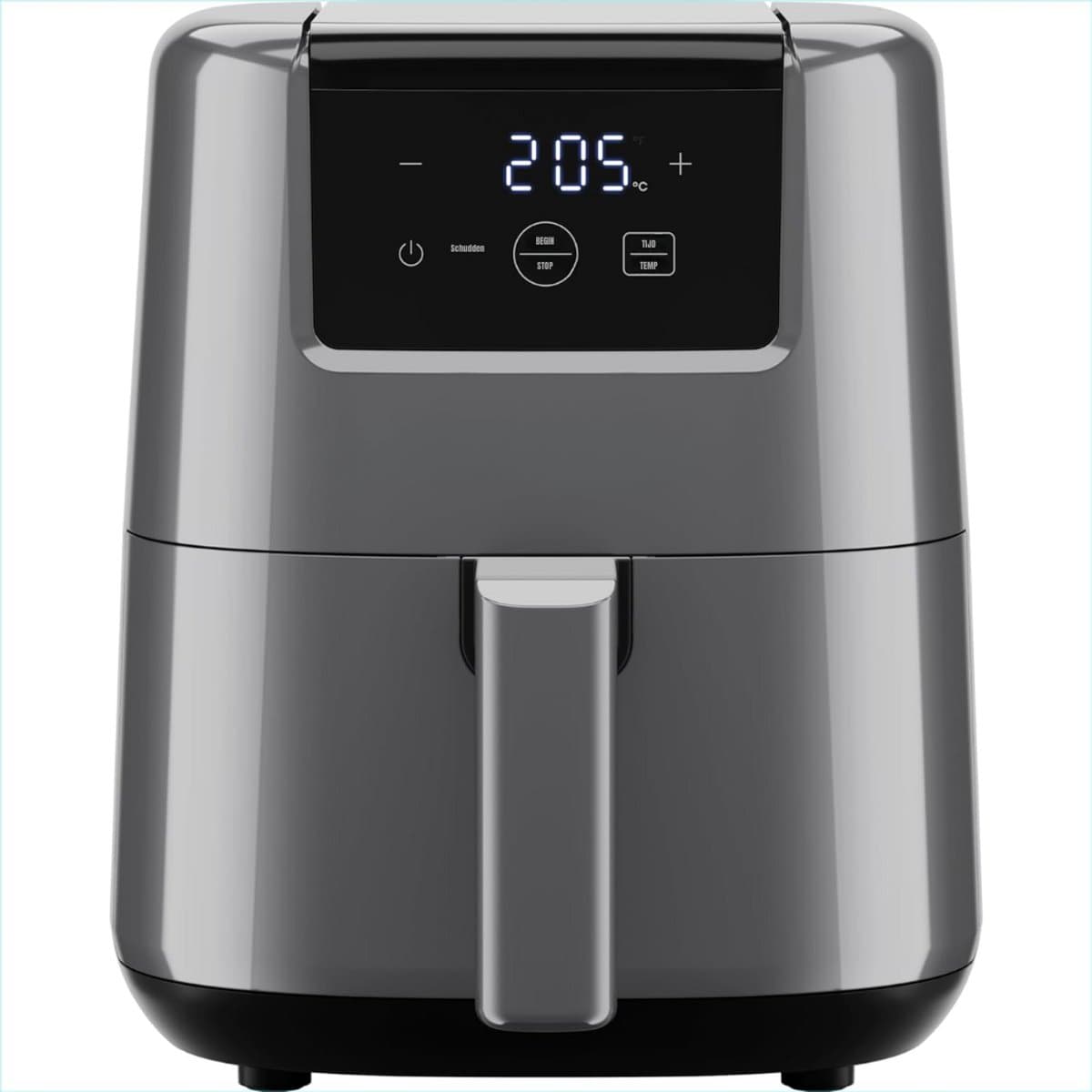 SCH® Mini airfryer - Airfryer - Airfryer klein - Grijs - ‎22cm x 26cm x 25cm — afbeelding 1