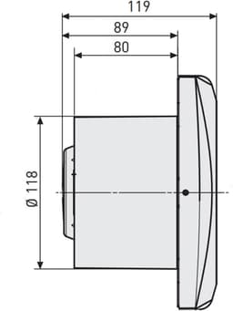 Soler & Palau Silent-200 Badkamer-/Toiletventilator met Timer + Vochtsensor - 230V AC - 16W - 180 m³/h - 33dB - IP45 - SILENT-200CHZ — thumbnail 5