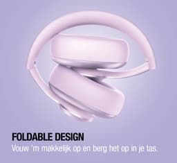 Fresh 'n Rebel Clam Blaze 2 – Draadloze Bluetooth Koptelefoon – 80 uur Speelduur – Inclusief App - Met volume wiel - Dreamy Lilac — thumbnail 6