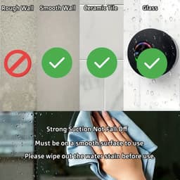 Crrynuo - Bluetooth Speaker - Draadloze Speaker - 8.5*8.5Cm - 1 Stuk - USB Opladen - Zwart — thumbnail 5