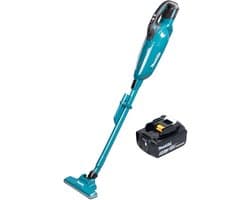 Makita DCL 284 FT accustofzuiger 18 V 0,73 l borstelloos + 1x accu 5,0 Ah - zonder oplader
