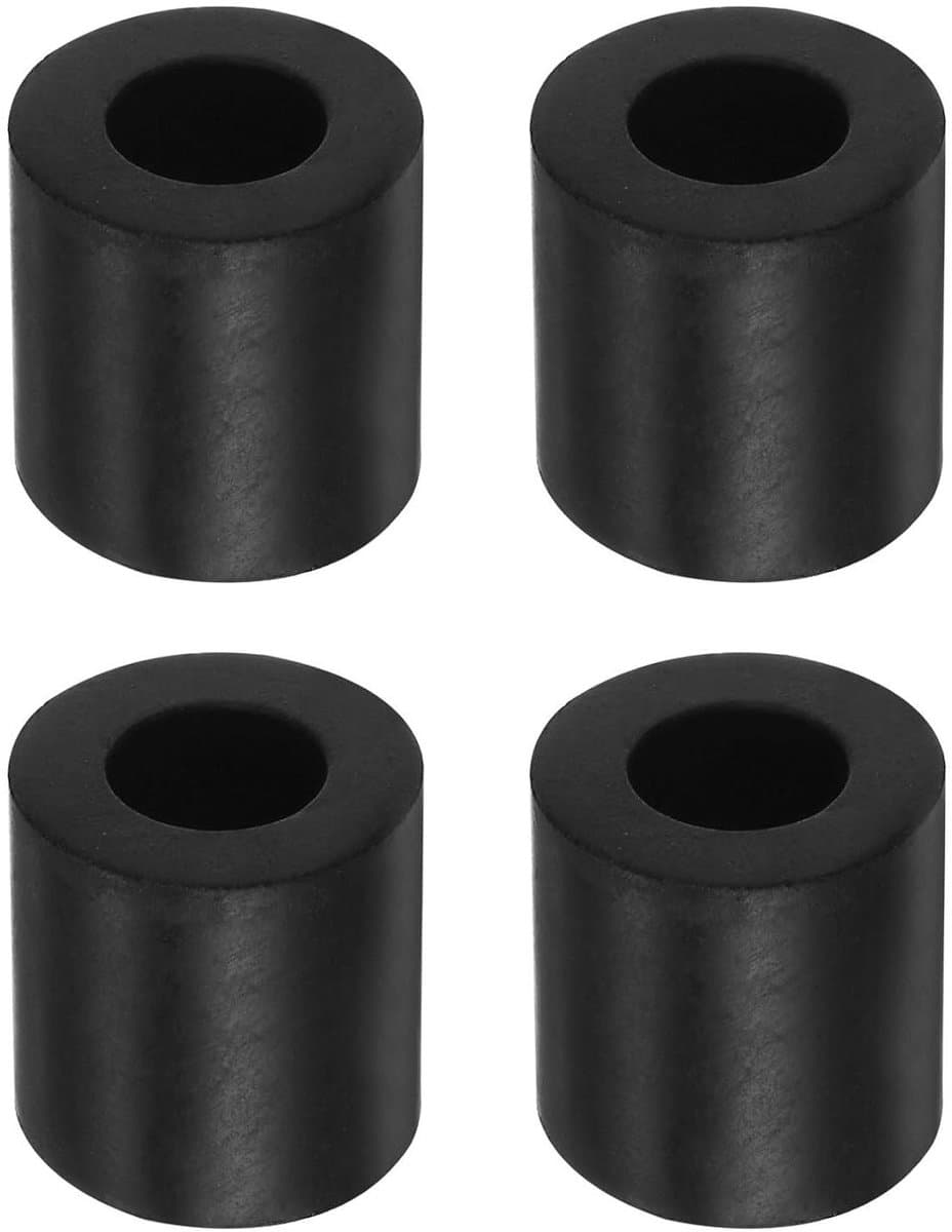 Allecto plus - Rubberen afstandhouders (4 stuks) voor huis, auto's, boot - Neopreen isolator pads, ronde trillingsdemper — afbeelding 1