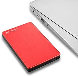 Draagbare Externe Harde Schijf 500GB - USB 3.0, 2,5 inch, Compatibel met PC en Laptop, Rood — thumbnail 4