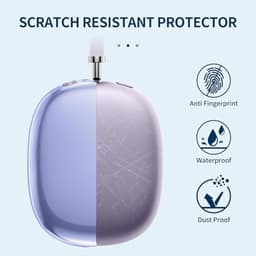 Transparante Beschermende Hoes voor AirPods Max – Zacht TPU, Waterdicht en Krasbestendig — thumbnail 3