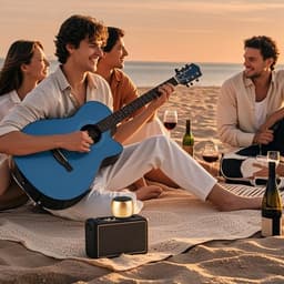 Crrynuo - Bluetooth Speaker - Draadloze Speaker - Draagbare Bluetooth Speaker - 1 Stuk - TWS Stereo - Goud — thumbnail 3