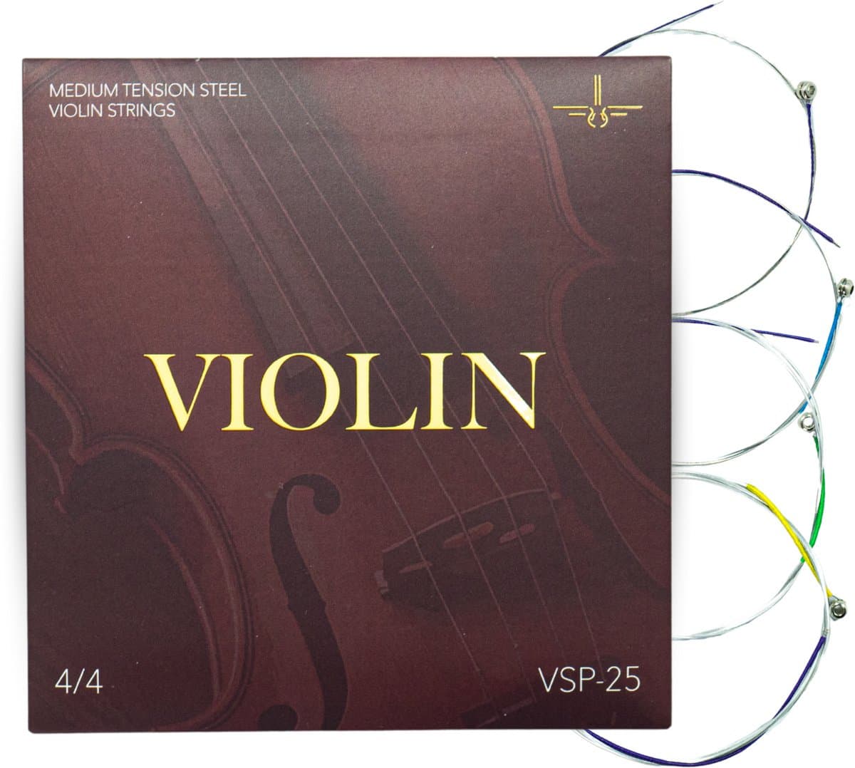 VSP-25 - Vioolsnaren 4/4 - Medium Tension Steel - Viool Snaren — afbeelding 1
