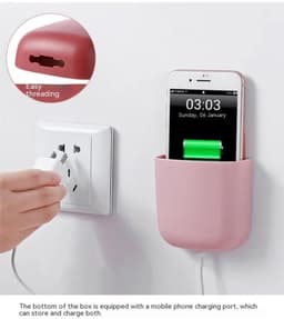 3x Wandgemonteerde opbergrekken - Multifunctionele opbergdozen van ABS, wit - Compact, ruimtebesparend en eenvoudig te installeren — thumbnail 3