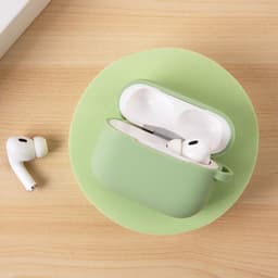 Coverup Hoesje - Geschikt voor AirPods Pro 3 Hoesje - Coverup Siliconen AirPods Case met Sleutelhanger - Zwart — thumbnail 4