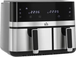 HOMCOM-Heißluftfritteuse-Stahl, Kunststoff-41,8L x 39,2B x 31,1H cm-Schwarz — thumbnail 1