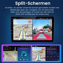 Awesafe Autoradio - 4GB & 64GB 8-Kern V1PRO - Geschikt Voor Mercedes A B V Sprinter Klasse W169 W245 W639 W906 Vito, Viano en VW Crafter 2005-2016 - Carplay & Android auto - Met navigatie GPS - Radio scherm — thumbnail 2