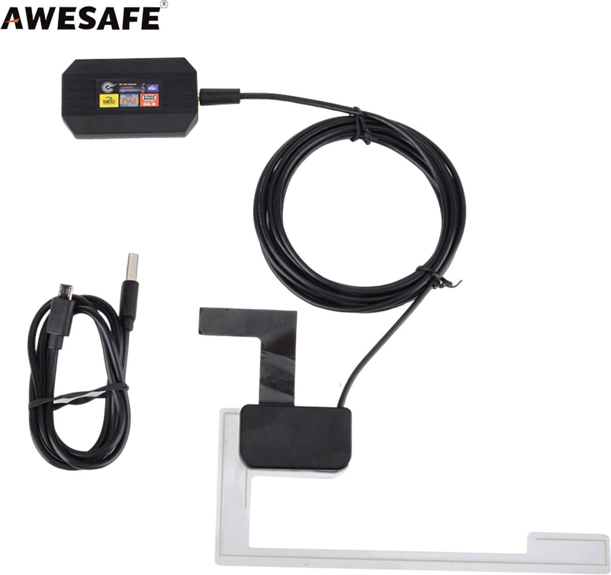 Awesafe DAB+ USB Digitale Radio Antenne - Geschikt Voor Android Autoradio — afbeelding 1