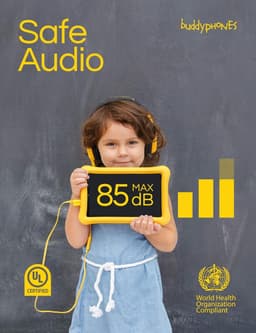 Koptelefoon kinderen met draad - Kinderkoptelefoon - Bedrade hoofdtelefoon - Veilig volume - School - Tablet - Laptop - Reizen - Muziek luisteren — thumbnail 3