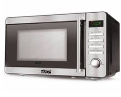 SKYNEXT Vrijstaande Magnetron - 20L - 6 standen - Nieuw Model - 1150W - Microwave - RVS/Zwart