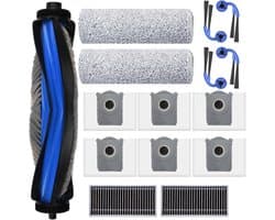 Accessoires Geschikt voor ECOVACS DEEBOT X9 PRO Omni, JKOISL 1*Hoofdrolborstel 6*Stofzakken 4*Zijborstels 2*Filters 2*Dweildoekjes