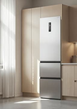 CREATE - 401L koelkast in Italiaanse stijl met Space Pro en Care+ - Roestvrij staal - FRIDGE STUDIO COMBI PRO FLEX 401 — thumbnail 4