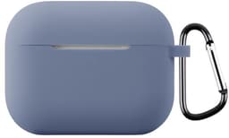 Telestore - hoesje geschikt voor AirPods Pro 3 soft case cover - lavendel grijs / paars - TPU hoesje Beschermhoes - AirPods Pro 3 Cover - AirPods pro 3 hoesje - Geschikt voor Apple AirPods Pro 3 - gel hoesje met sleutelhanger — thumbnail 1