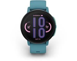 Garmin Bounce 2 - Smartwatch voor kinderen - 43 mm - AMOLED - Live locatie-tracking - Turquoise