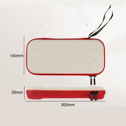 Opbergtas - Geschikt Voor Draagtas Compatibel Met Nintendo Switch 2 - Met 12 Gamecardvakken - Portal Case - Opbergcase - Draagbare Opbergtas Koffer - Beschermhoes - Waterdicht En Schokbestendig - Roze En Groen — thumbnail 4