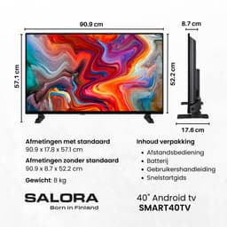 Salora SMART40TV Smart Televisie — thumbnail 3