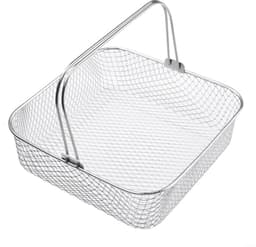 Vierkante Airfryer Mand 20x20 cm - Vaatwasmachinebestendig Koken Accessoire — thumbnail 2