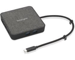 Kensington USB4 Mobiel Dockingstation - Hub 100W- Zwart