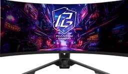 ASRock PGO34QRT3A - Gaming Monitor 34'' - VA - 3440 x 1440 WQHD - Gebogen (1500R) - 180 Hz - 1 ms - 500 cd/m² - 4000:1 - zwart — thumbnail 5