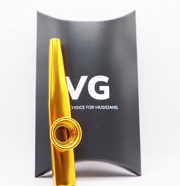 VG Kazoo muziekinstrument - goudkleurig — thumbnail 1