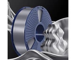 SUNLU PLA+ SILK 3D-filament 1.75mm 1kg GRIJS