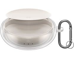 kwmobile Earphones Case for Anker Soundcore Sleep A20 Case - Clear TPU Silicone Earbuds Cover - Transparent — afbeelding 1