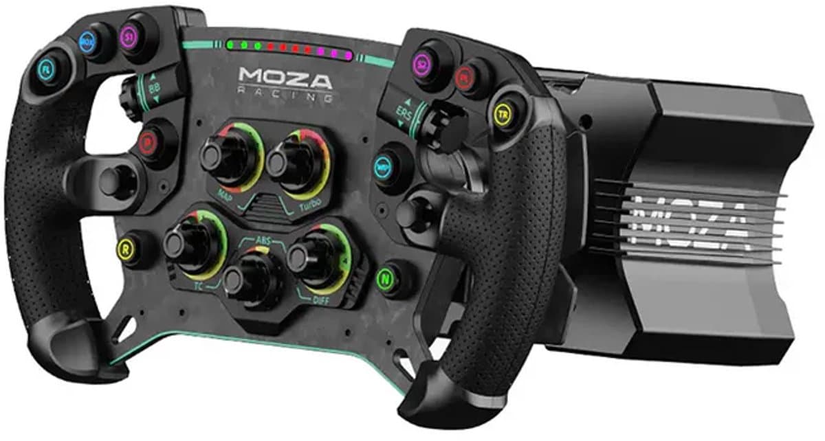 Moza Racing R9 V3 + GS V2P Stuurwiel Bundle – 9 Nm Direct Drive + 300 mm GT-wiel - PC — afbeelding 1