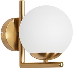 NETTLIFE Wandlamp - Vintage - Goud - Glazen bol - E27 Binnen Wandlamp - Slaapkamer - Trappenhuis-excl. lichtbron — thumbnail 5