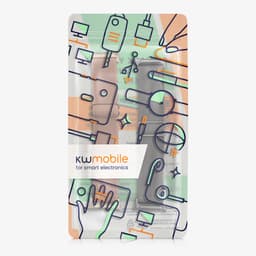 kwmobile Horlogebandjes geschikt voor Huawei Watch D2 - 2 x Nylon Smartwatch bandje in donkergrijs / oudroze. — thumbnail 2