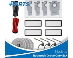 Roborock Qrevo Curv S5X Onderhoudsset (Plus.Parts® alternatief voor 8.02.0411)