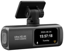 Woegel dashcam - Ultra HD 4K – dual dashcam- Parkeer Monitoring – Inclusief SD Kaart - Nacht zicht – Wifi – Achteruitrijcamera – loop recording — thumbnail 2