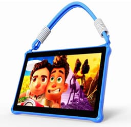 Kindertablet Vanaf 3 Jaar - Tablet Kinderen - Kinderspeelgoed - Blauw — thumbnail 1