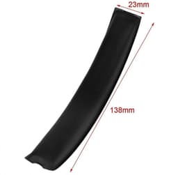 Allecto plus - Vervangende kussensloop voor hoofdband van gaming headset - zwart met zachte padding — thumbnail 4