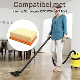 EXCITAT 3 stuks - Filter - Vervangfilter - Filteraccessoires - Geschikt voor Karcher WD5 WD4 MV4 MV5 — thumbnail 4