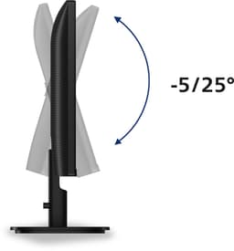Philips 2000 series 24B2N2200/00 computer monitor 60,5 cm (23.8") 1920 x 1080 Pixels Full HD LCD Zwart — thumbnail 3