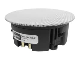TruAudio - THIN-CEILING-P - Thin in-ceiling speaker, 5 inch injected poly woofer