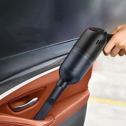 Compacte Krachtpatser - Multifunctionele Mini Stofzuiger Incl. 3 Opzetstukken, USB Oplaadbaar, voor Auto, Laptop & Meer - Afmetingen 25,5x17x7,5 cm — thumbnail 3