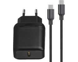 25W USB-C Snellader met 2 Meter Oplader Kabel USB C - Oplader Set S24, A54, A73, A53 , S23, Note 20 Ultra - USBC lader