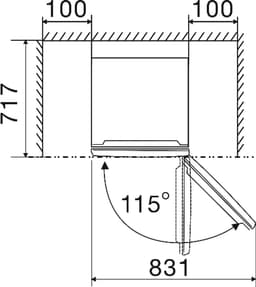 HISENSE  RB440N4AFA -  Koel-vriescombinatie - breedte 59.5 cm - hoogte 201.7 cm - inhoud 336 l - NoFrost — thumbnail 4