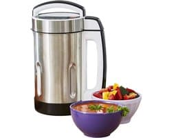 Soepmaker – Soupmaker Met 4 Programma’s - Soep Maker Met Automatische Geheugenfunctie – Blender Met 1,6 l Roestvrij Stalen Kan - 1150 W